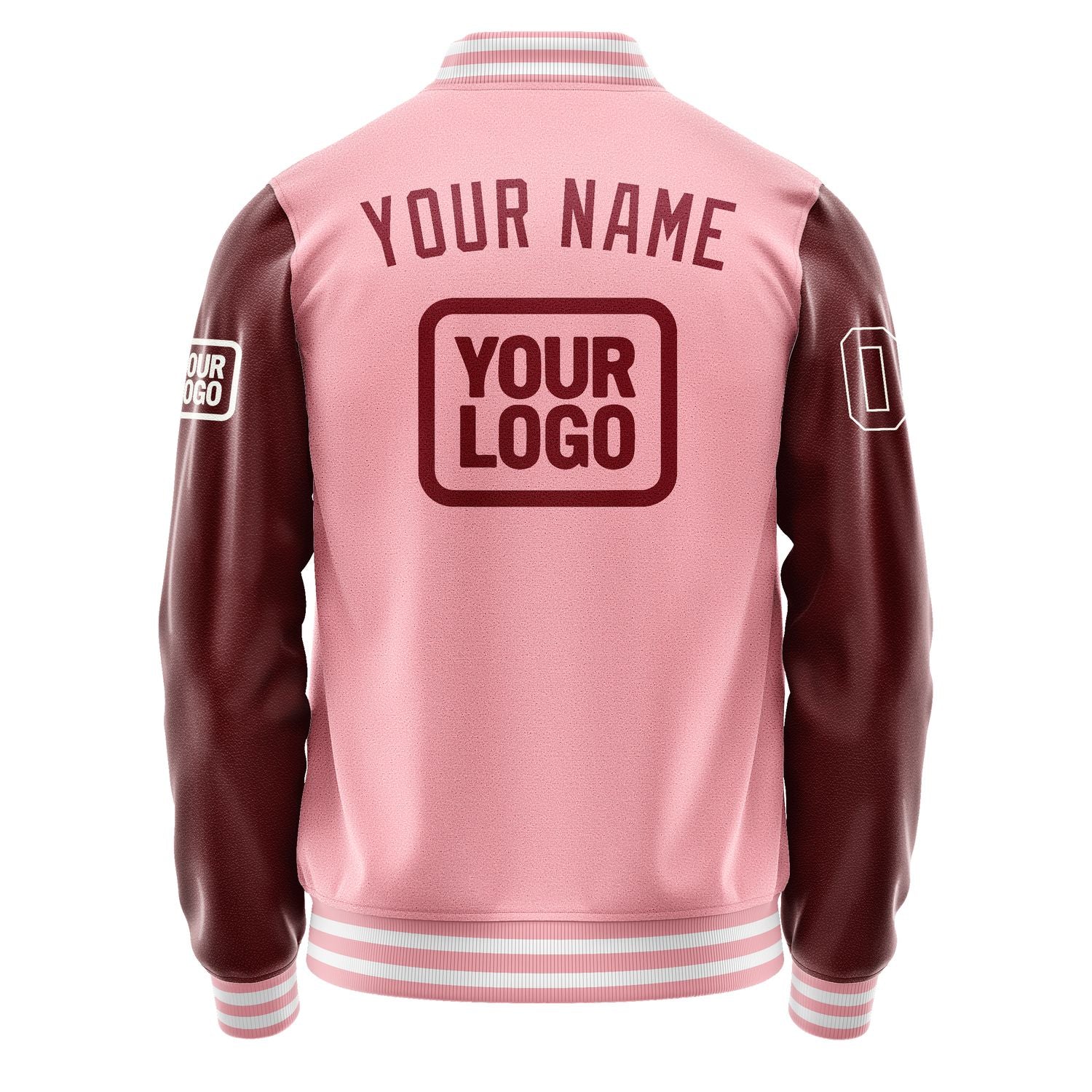 Maßgeschneidertes Rosa Karmesinrot Jacke JA212115211818151518