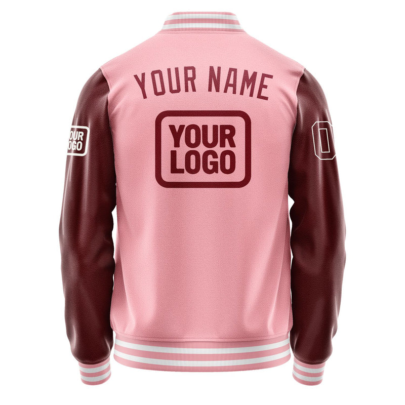 Maßgeschneidertes Rosa Karmesinrot Jacke JA212115211818151518