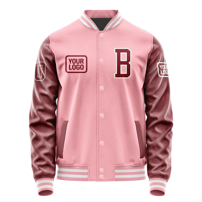 Maßgeschneidertes Rosa Karmesinrot Jacke JA212115211818151518