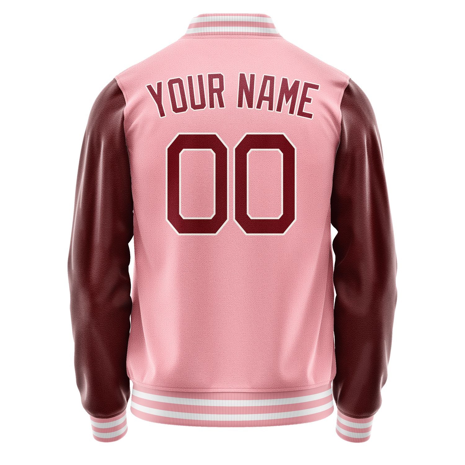 Maßgeschneidertes Rosa Karmesinrot Jacke Ja2121152118B21815