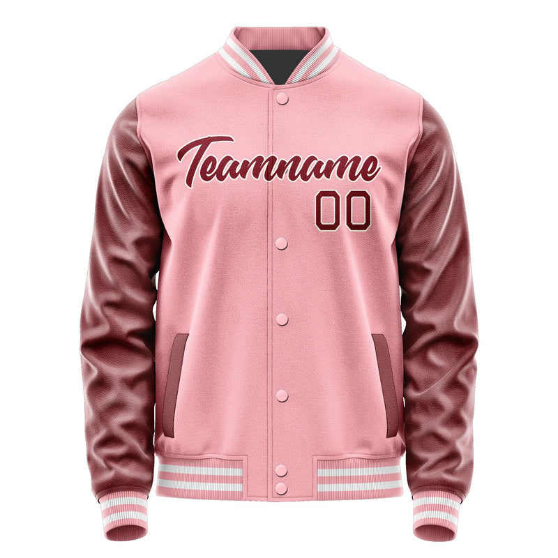 Maßgeschneidertes Rosa Karmesinrot Jacke Ja2121152118B21815