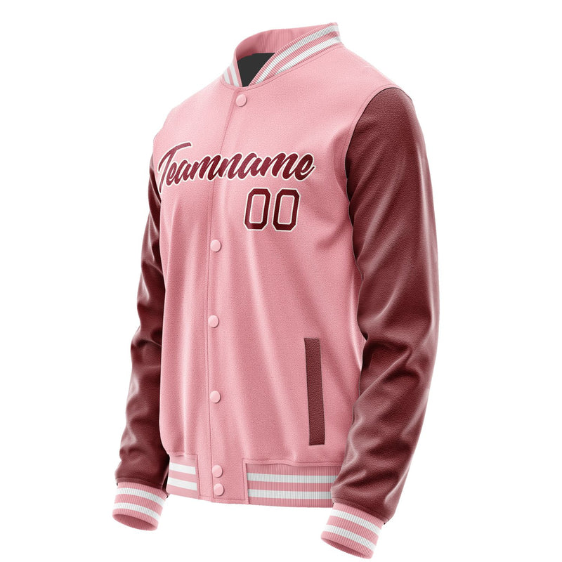 Maßgeschneidertes Rosa Karmesinrot Jacke Ja2121152118B21815