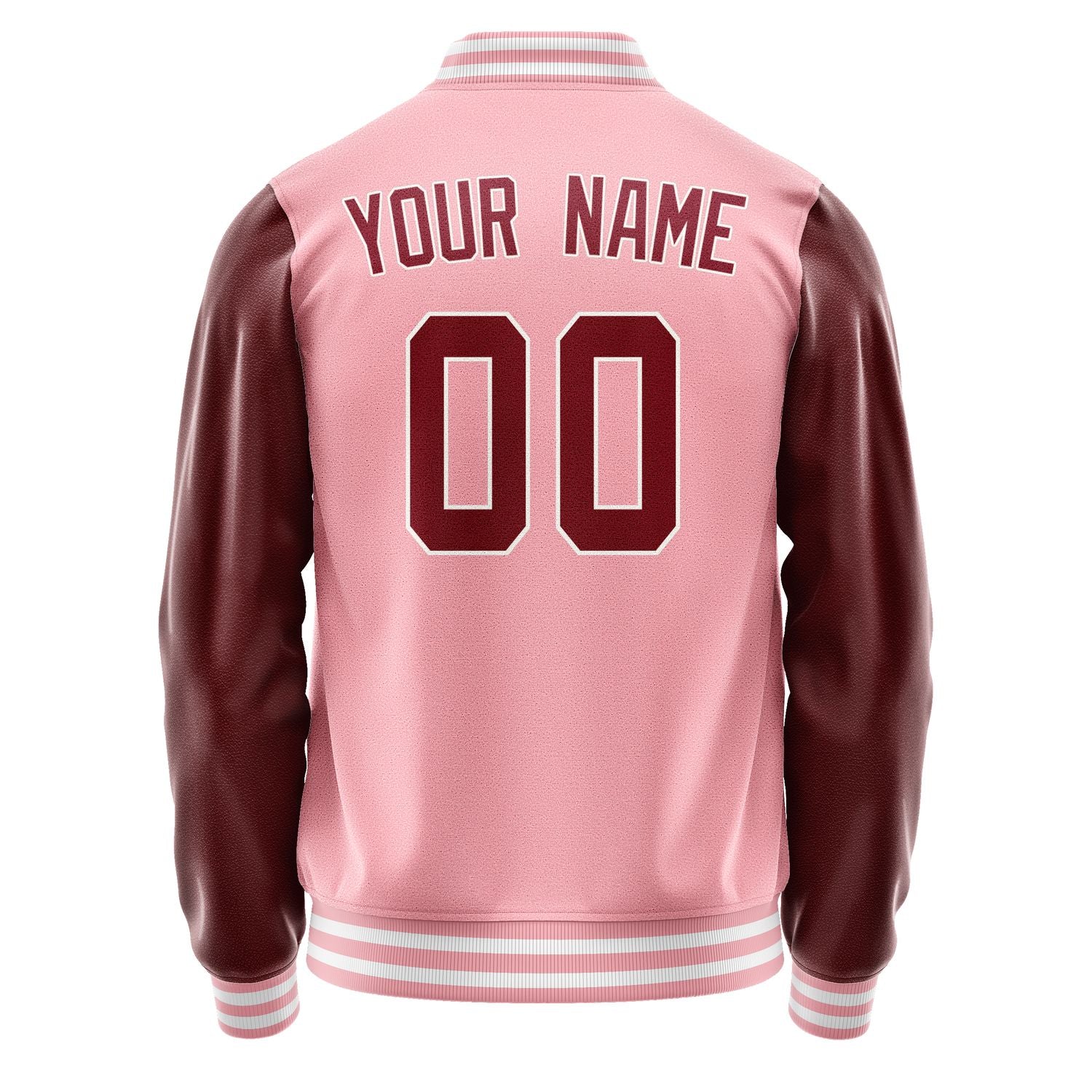 Maßgeschneidertes Rosa Karmesinrot Jacke JA2121152118B31815