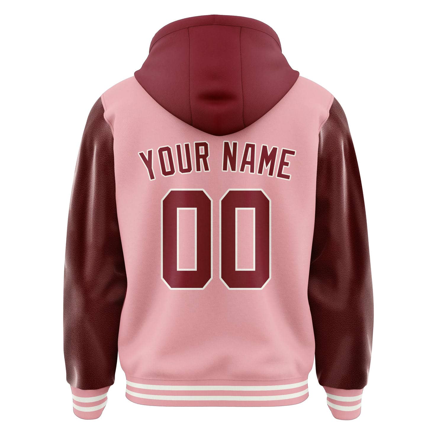 Maßgeschneidertes Rosa Karmesinrot Jacke