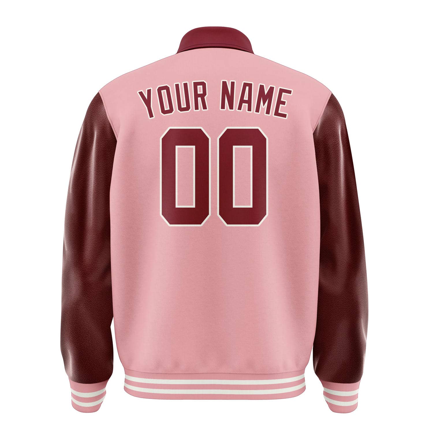 Maßgeschneidertes Rosa Karmesinrot Jacke