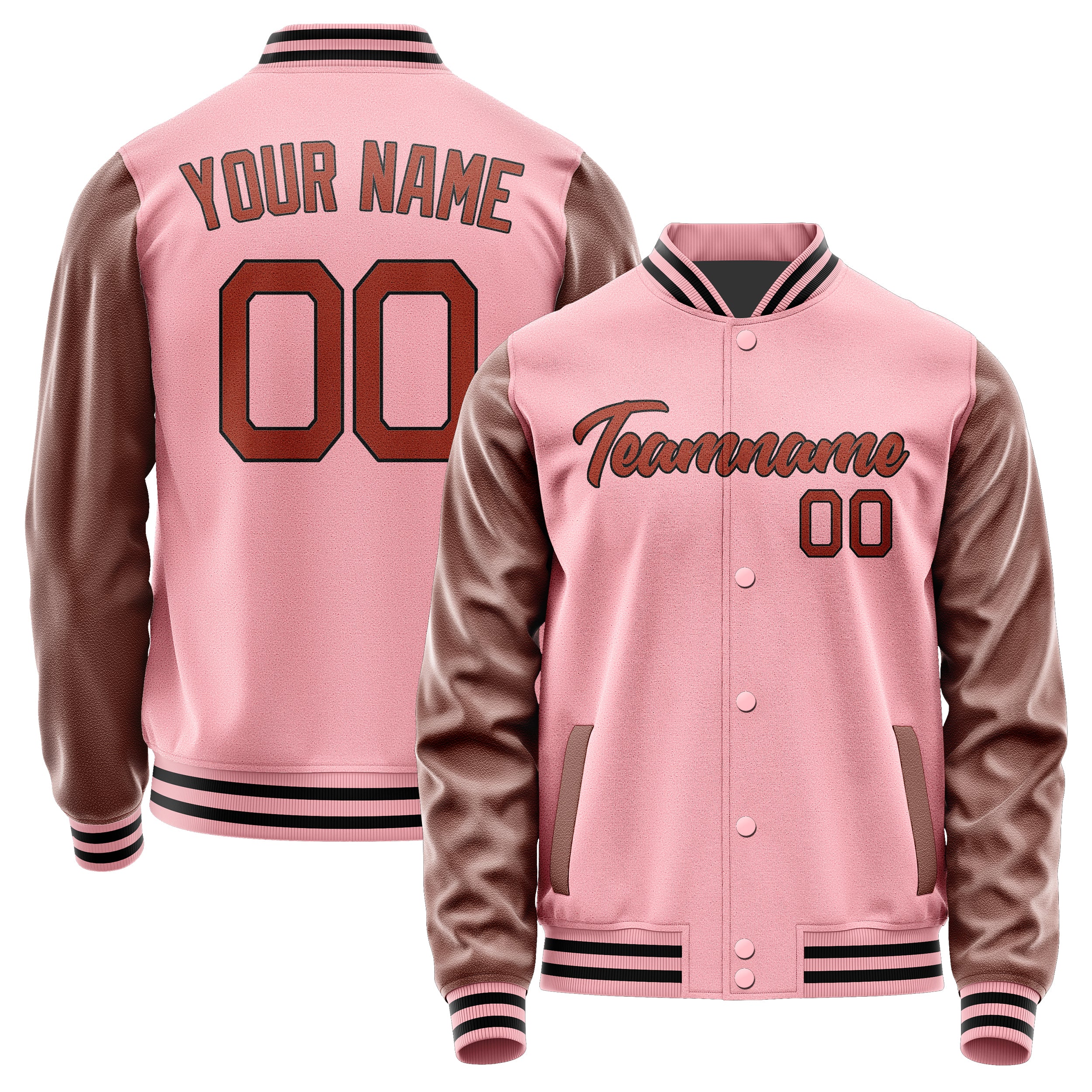 Maßgeschneidertes Rosa Korallenrot Jacke Ja2121162117B21716