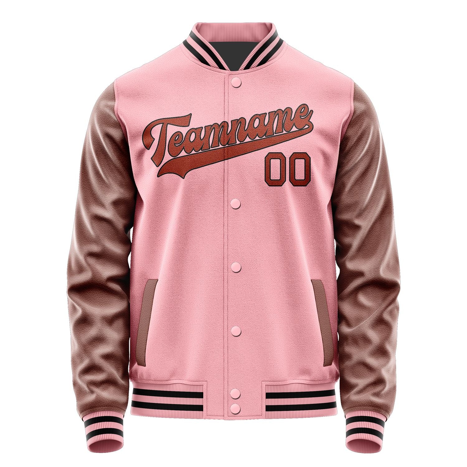 Maßgeschneidertes Rosa Korallenrot Jacke JA2121162117B31716