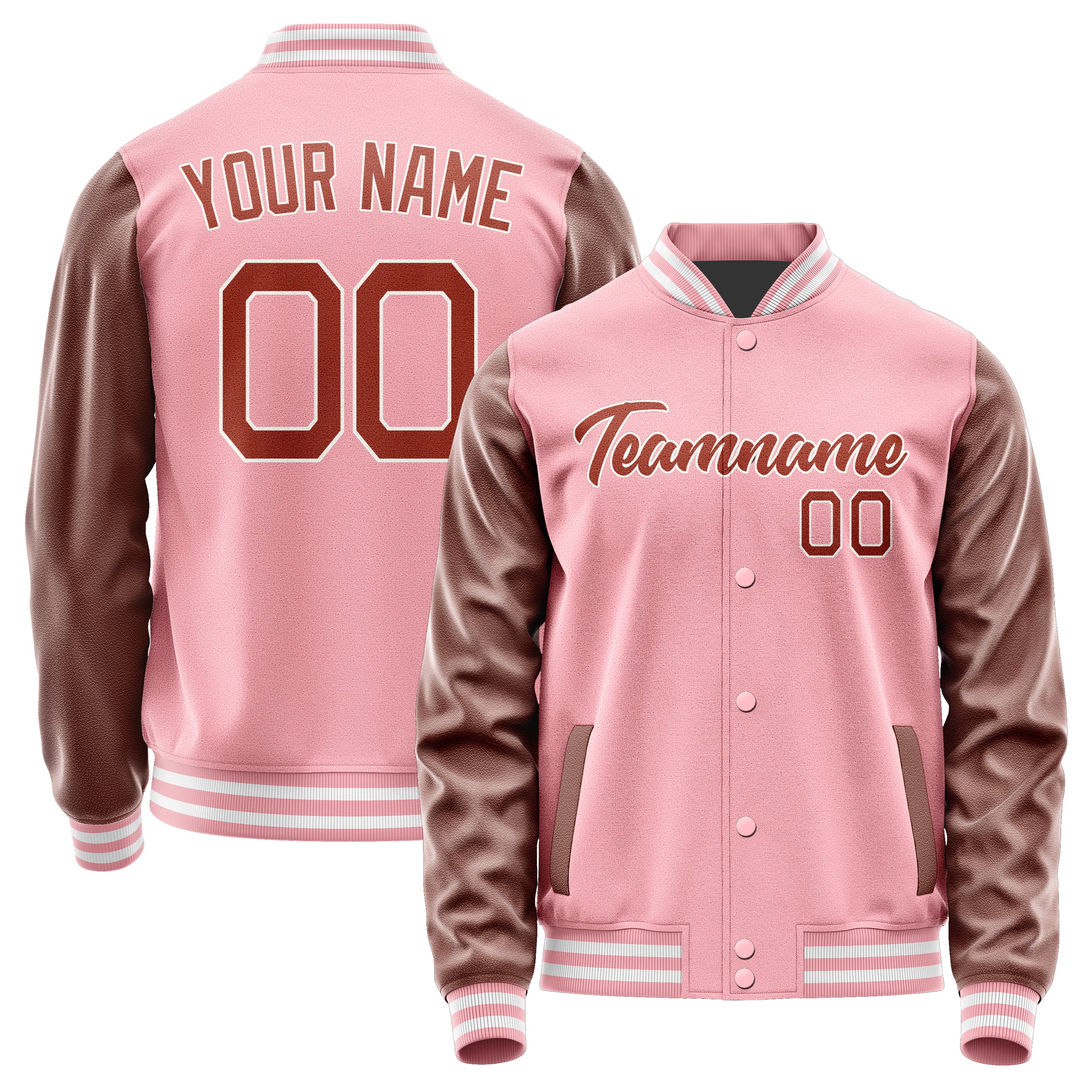 Maßgeschneidertes Rosa Korallenrot Jacke Ja2121162118B21816