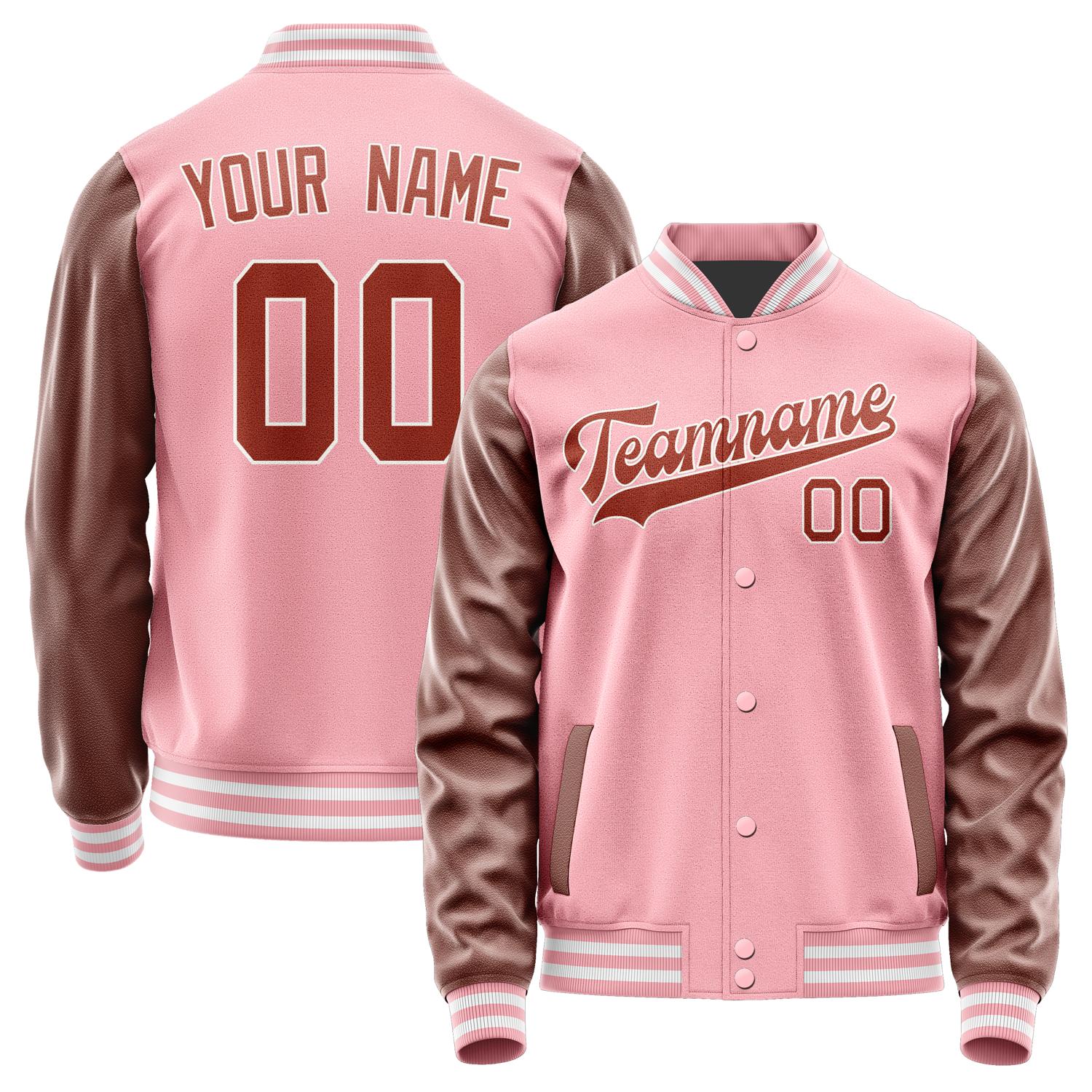 Maßgeschneidertes Rosa Korallenrot Jacke JA2121162118B31816