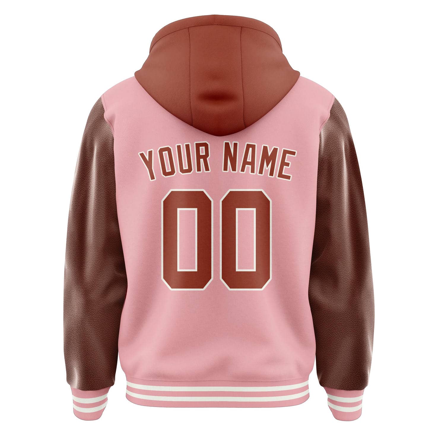 Maßgeschneidertes Rosa Korallenrot Jacke