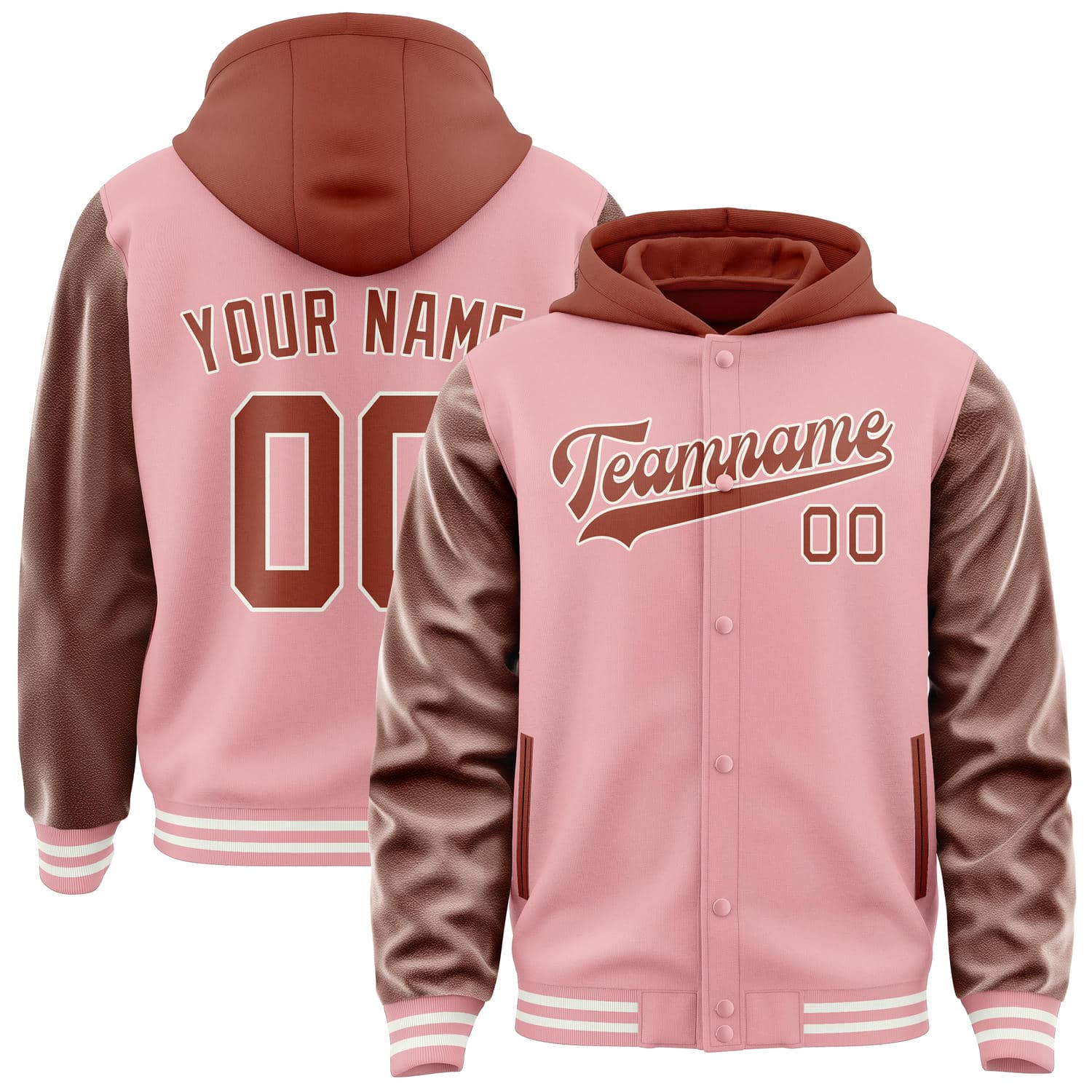 Maßgeschneidertes Rosa Korallenrot Jacke JA212116211818161618