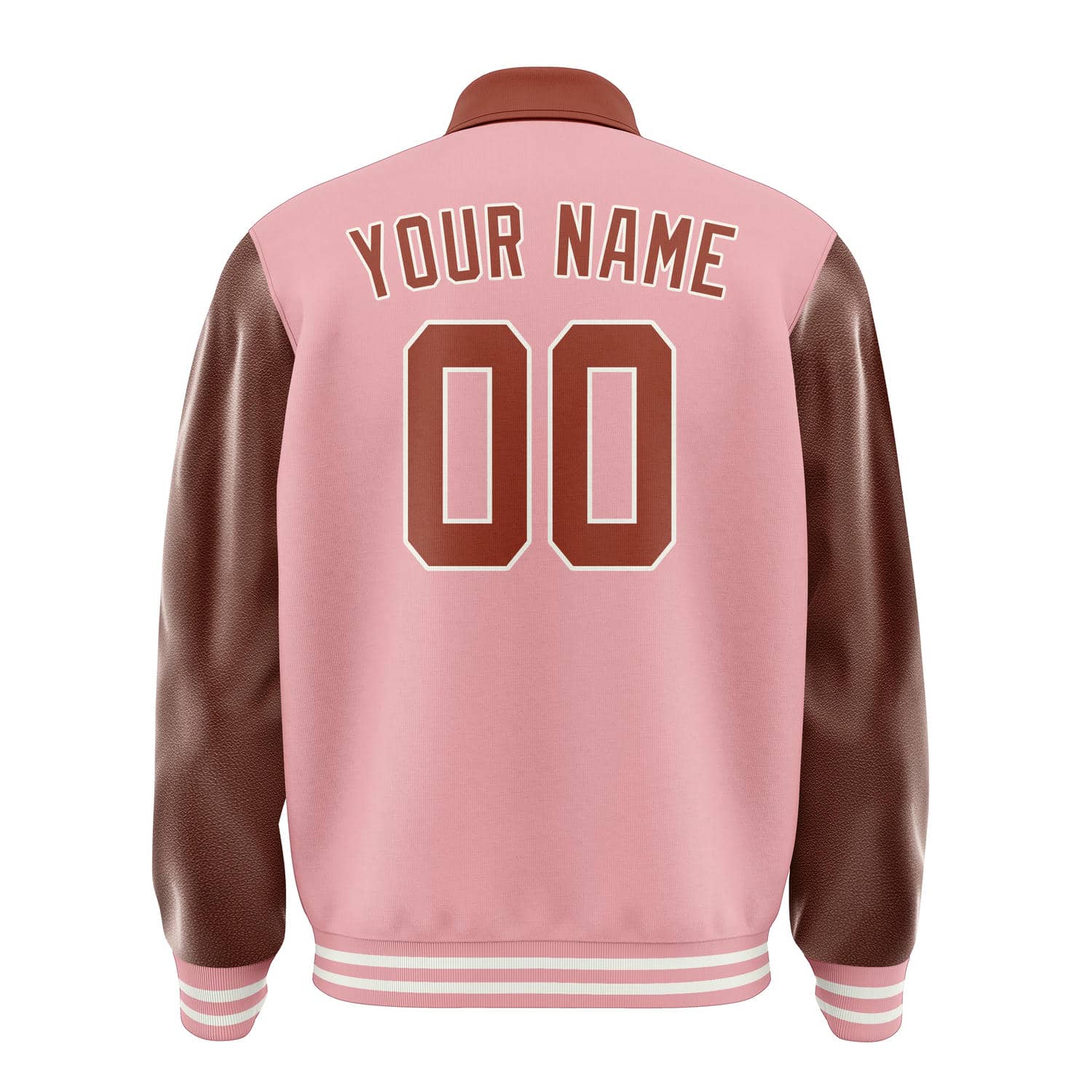 Maßgeschneidertes Rosa Korallenrot Jacke