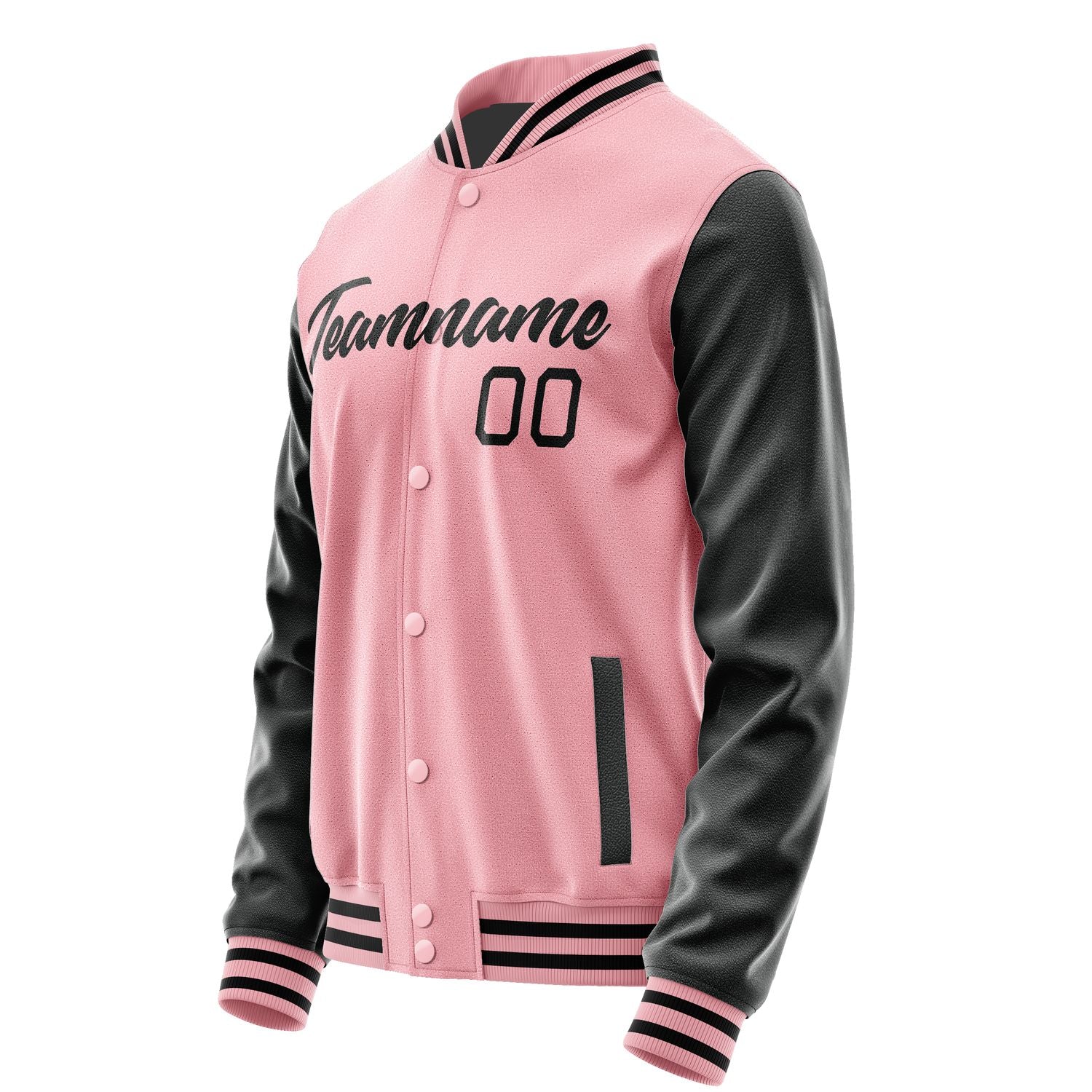 Maßgeschneidertes Rosa Schwarz Jacke Ja2121172117B21717