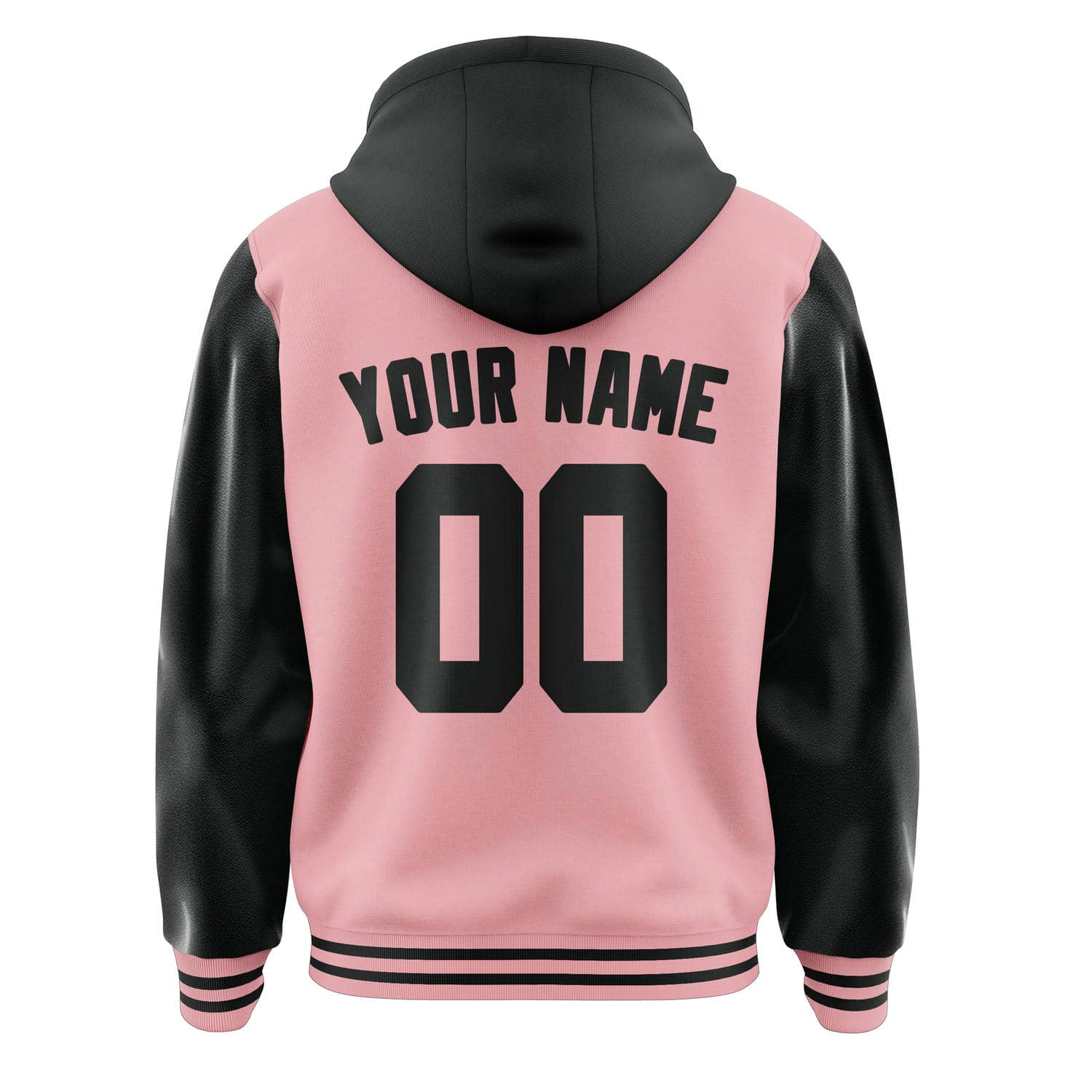 Maßgeschneidertes Rosa Schwarz Jacke