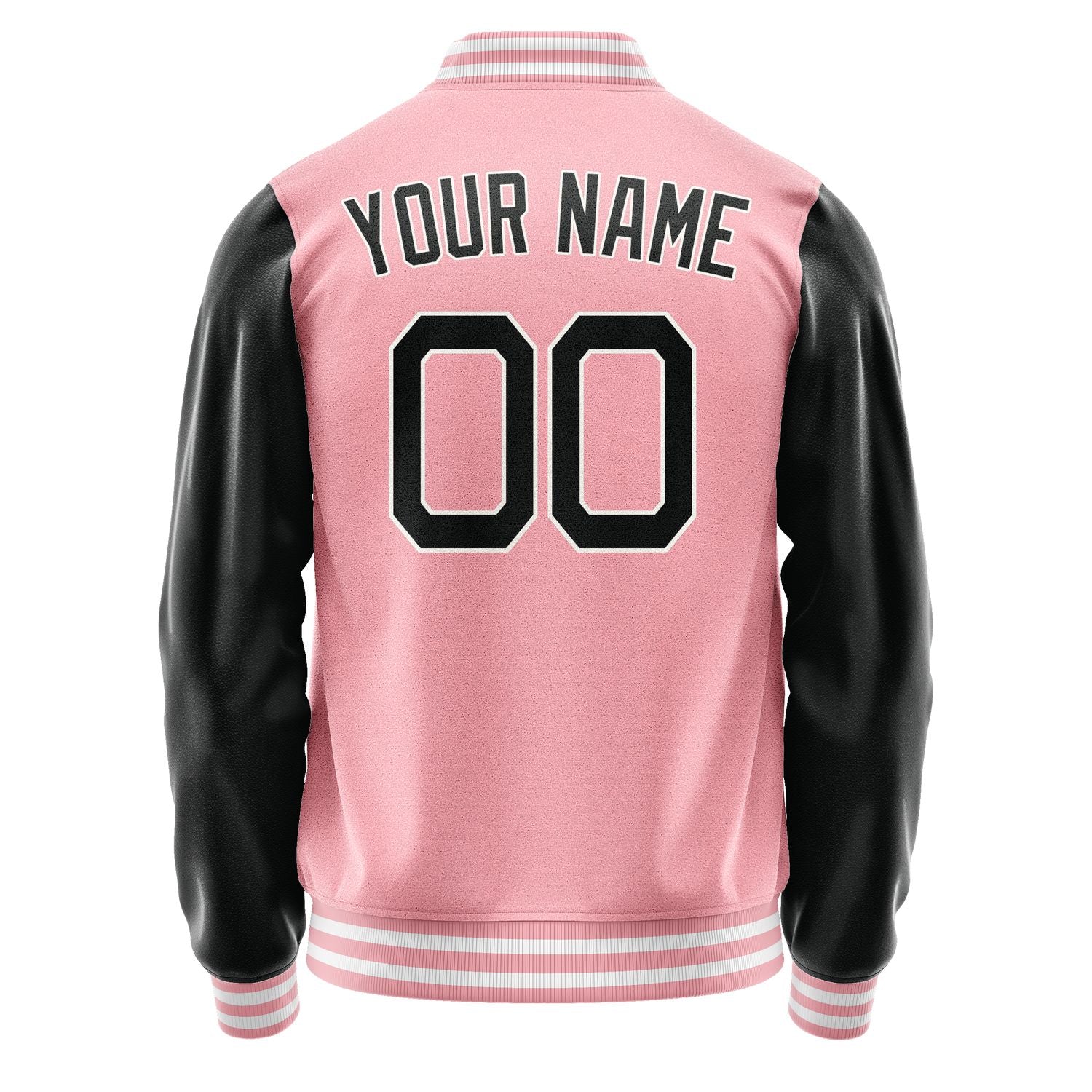 Maßgeschneidertes Rosa Schwarz Jacke Ja2121172118B21817