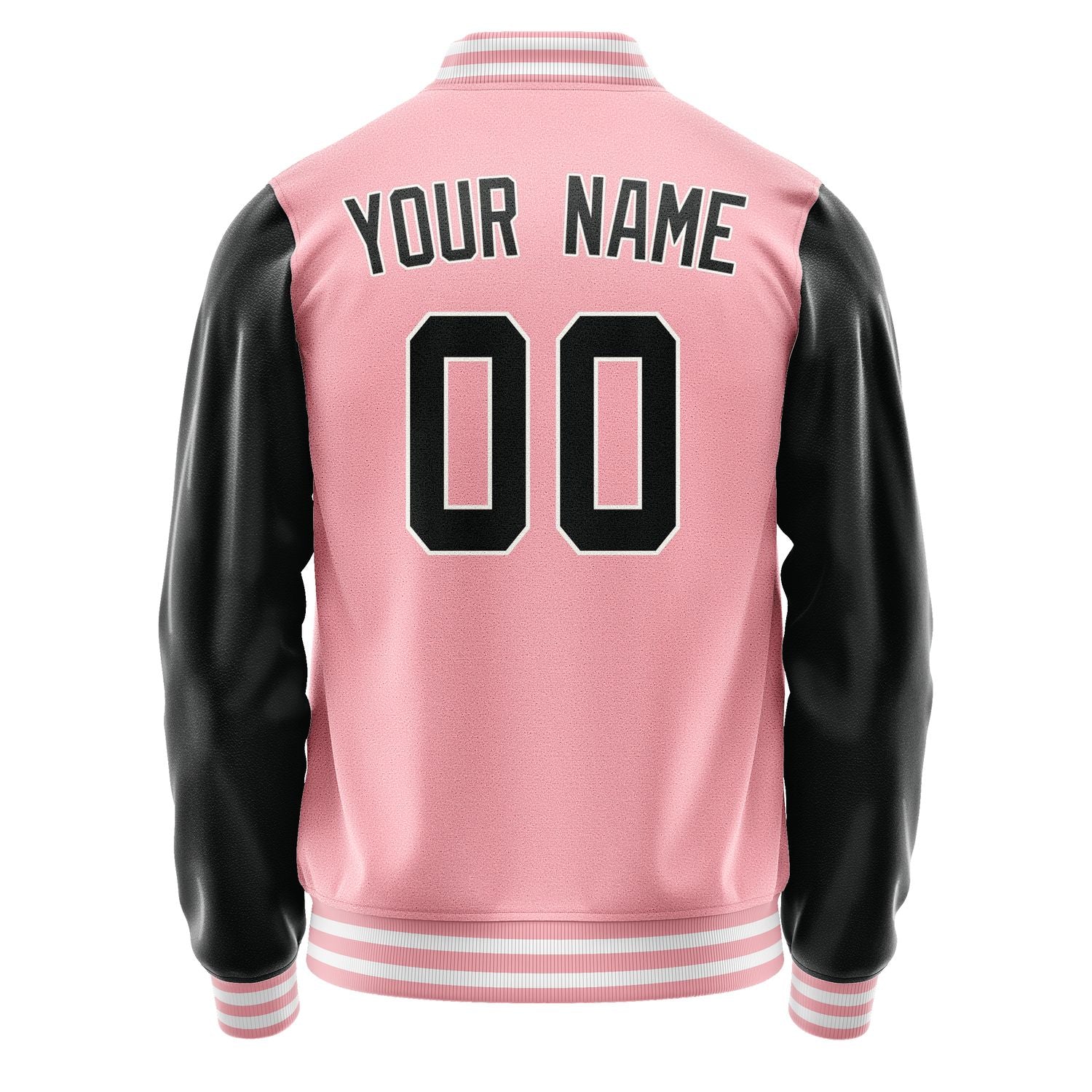 Maßgeschneidertes Rosa Schwarz Jacke JA2121172118B31817