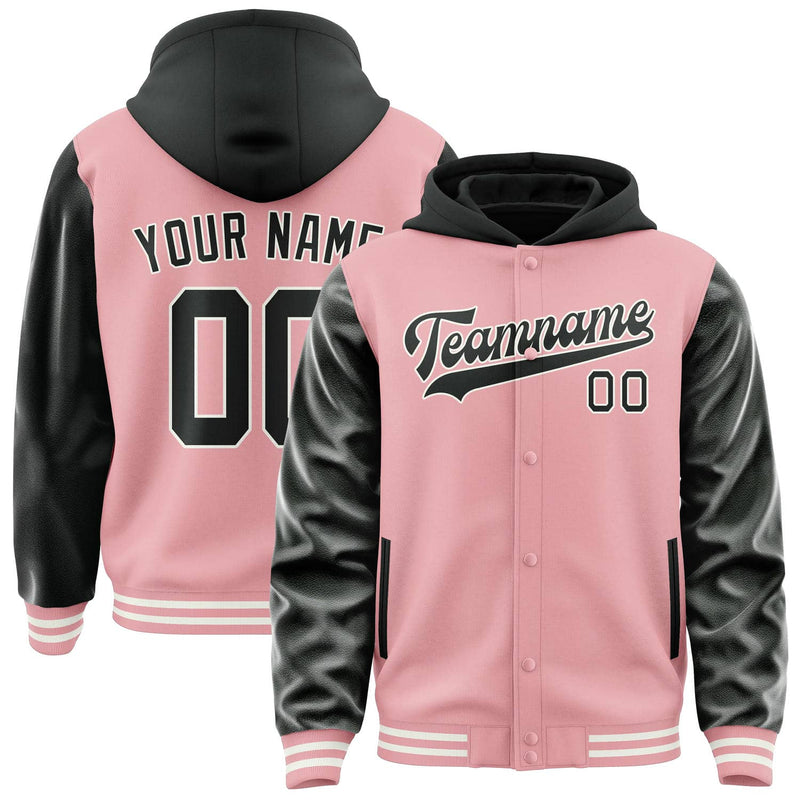 Maßgeschneidertes Rosa Schwarz Jacke JA212117211818171718