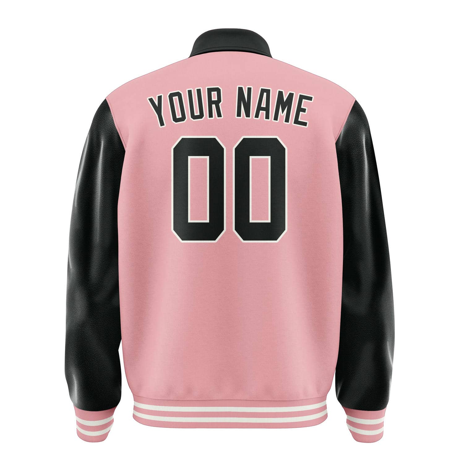 Maßgeschneidertes Rosa Schwarz Jacke
