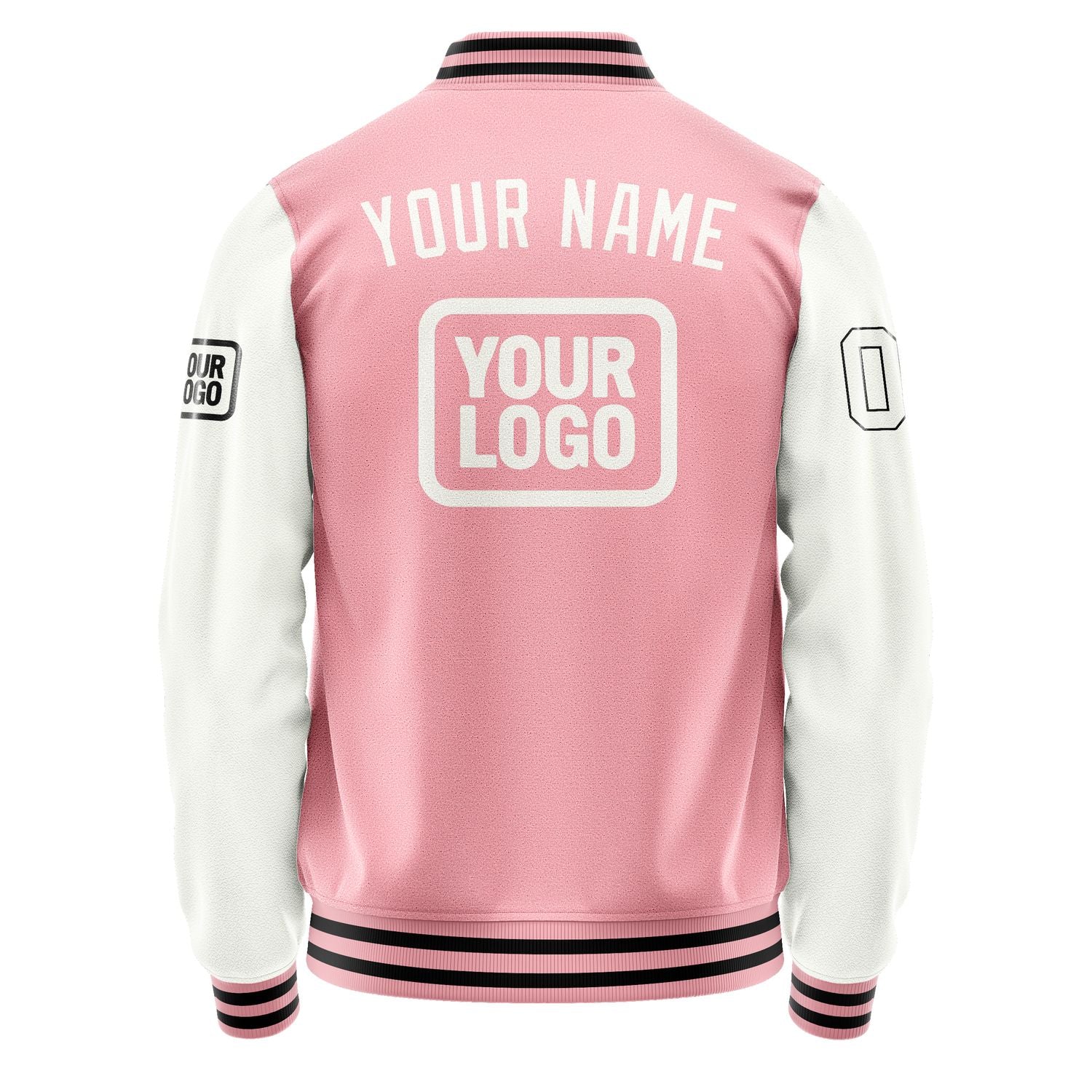 Maßgeschneidertes Rosa Weiß Jacke JA212118211717181817