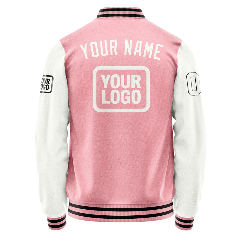 Maßgeschneidertes Rosa Weiß Jacke JA212118211717181817