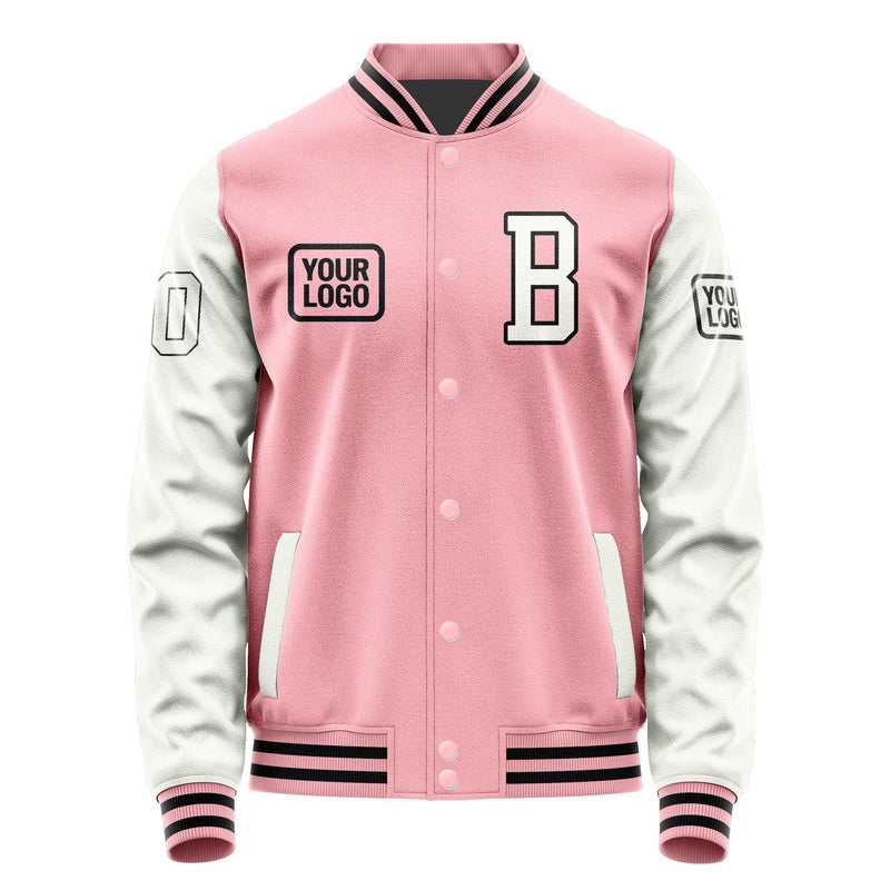 Maßgeschneidertes Rosa Weiß Jacke JA212118211717181817