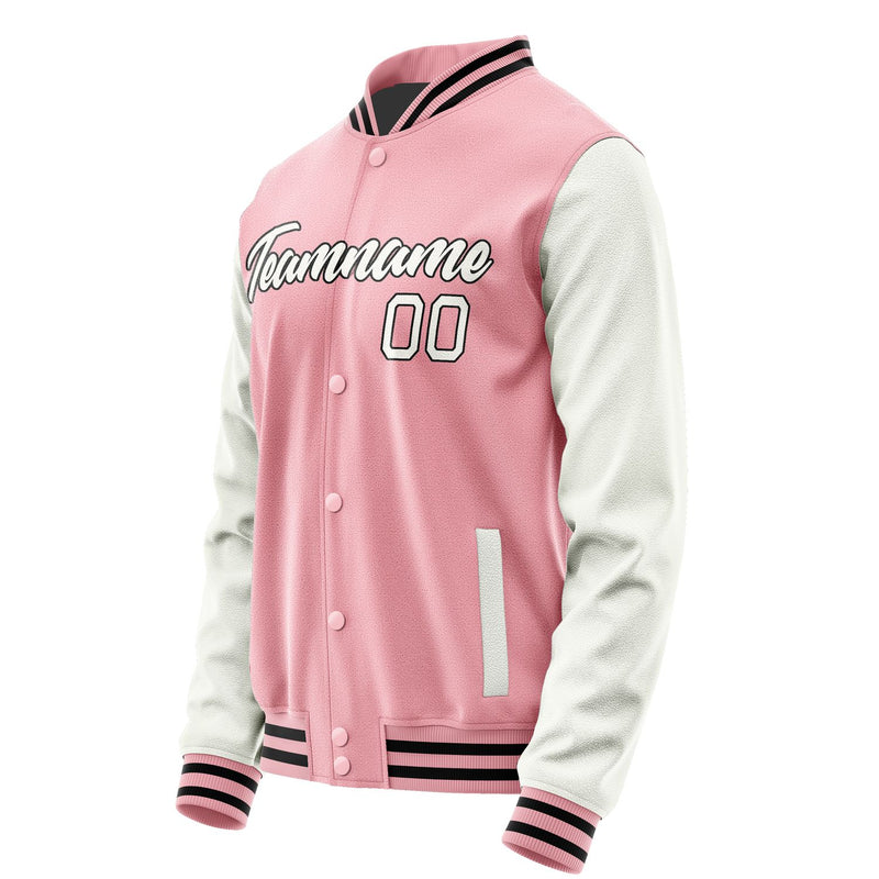 Maßgeschneidertes Rosa Weiß Jacke Ja2121182117B21718