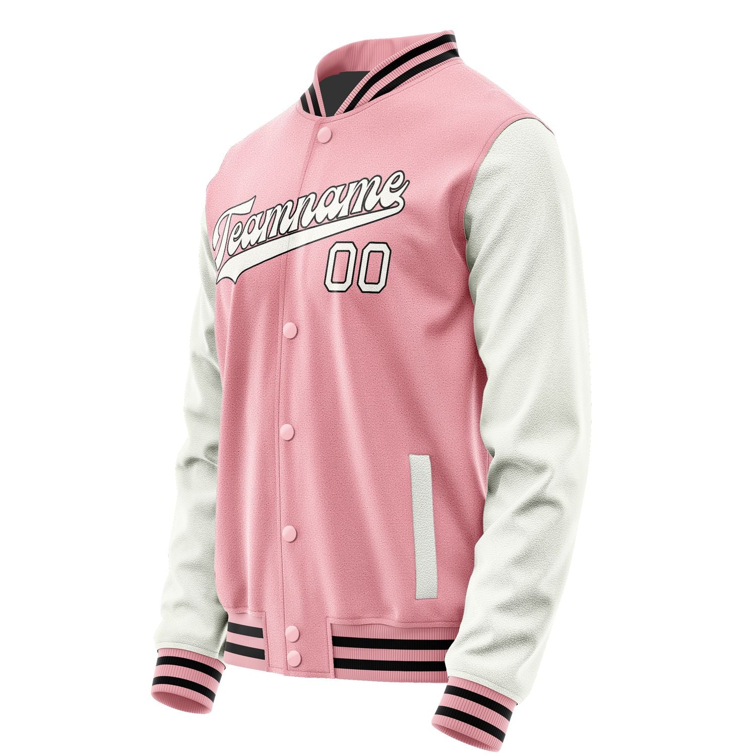 Maßgeschneidertes Rosa Weiß Jacke JA2121182117B31718