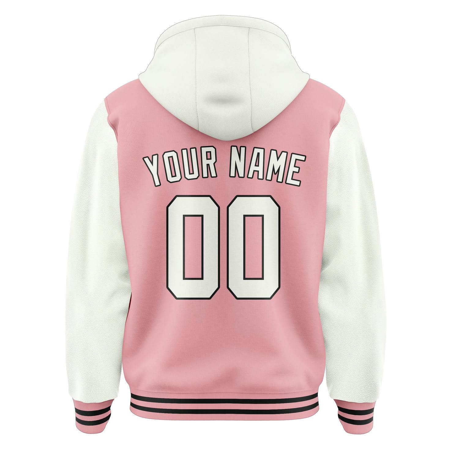 Maßgeschneidertes Rosa Weiß Jacke