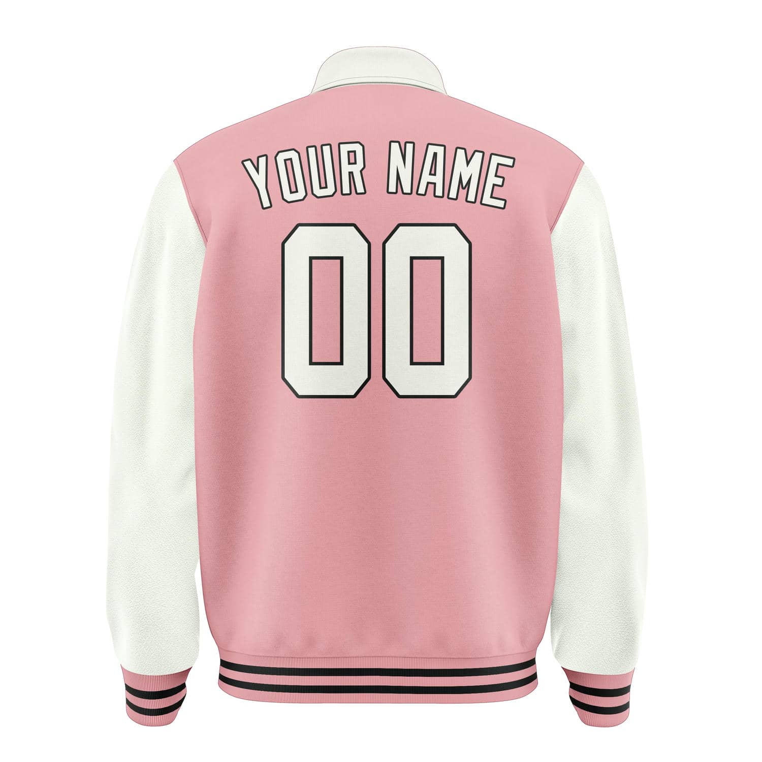Maßgeschneidertes Rosa Weiß Jacke