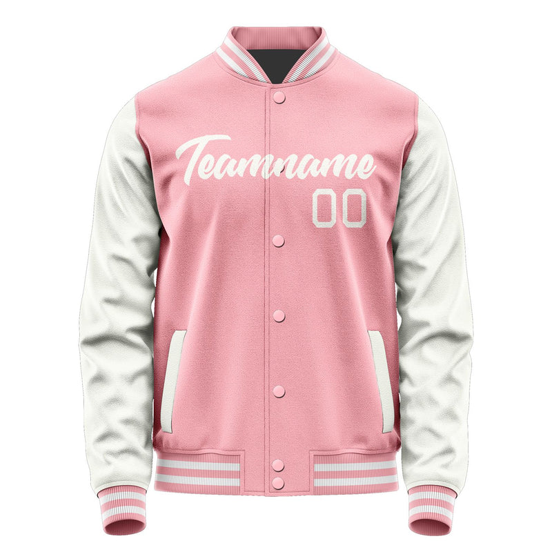 Maßgeschneidertes Rosa Weiß Jacke Ja2121182118B21818