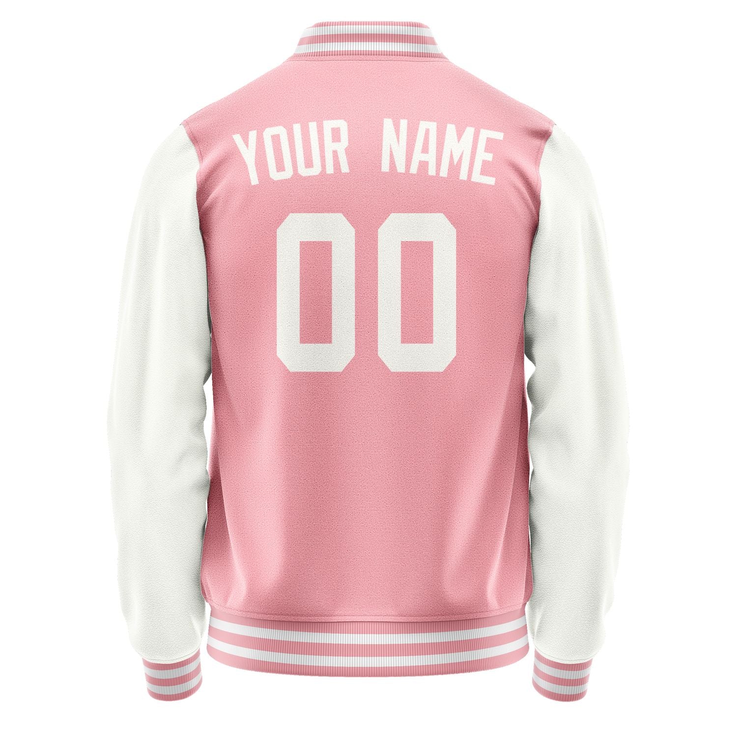 Maßgeschneidertes Rosa Weiß Jacke JA2121182118B31818
