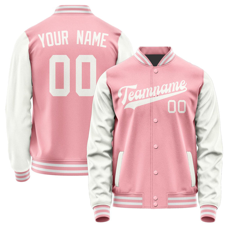 Maßgeschneidertes Rosa Weiß Jacke JA2121182118B31818