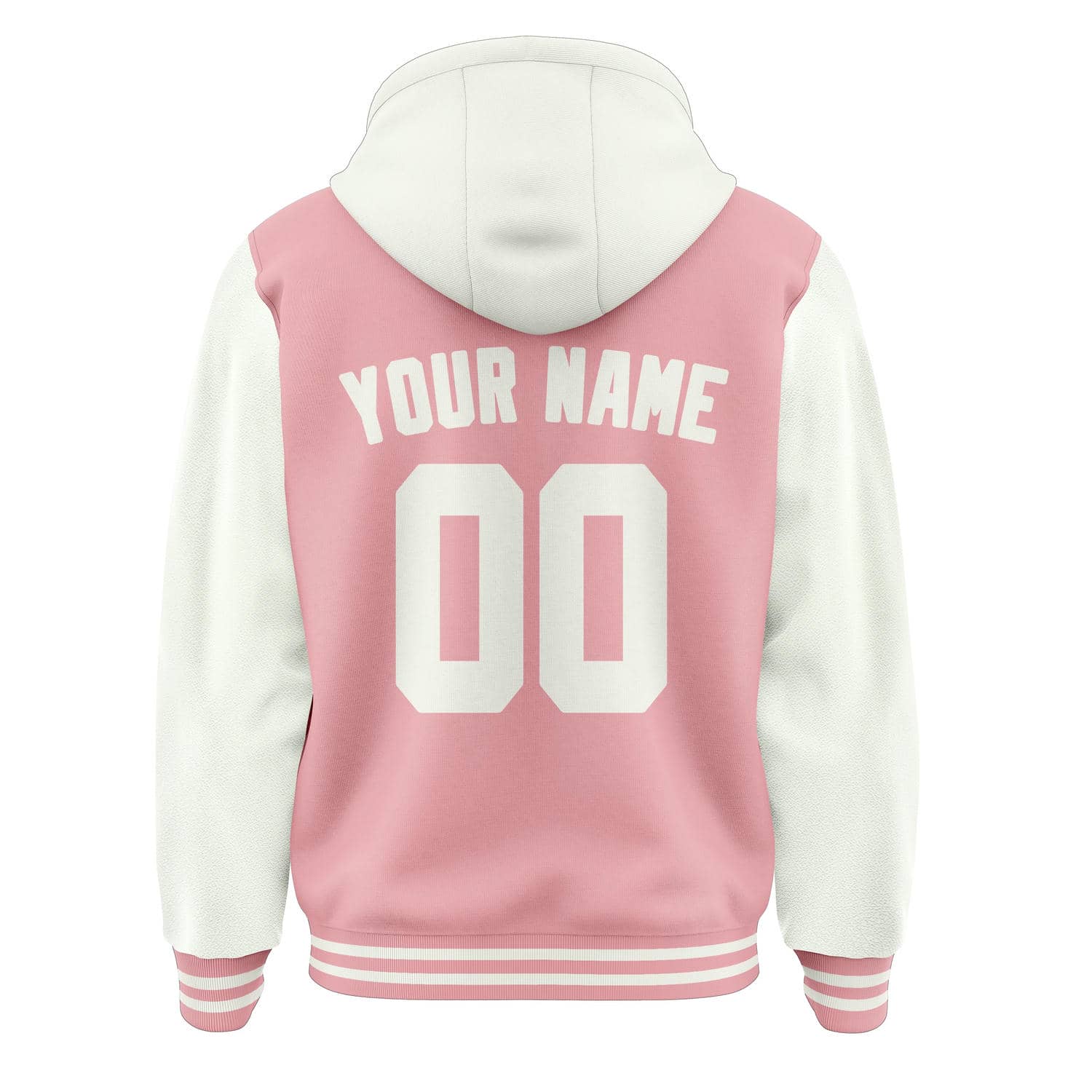 Maßgeschneidertes Rosa Weiß Jacke