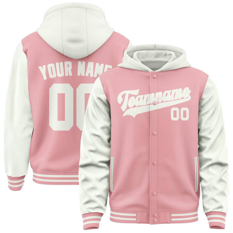 Maßgeschneidertes Rosa Weiß Jacke JA212118211818181818