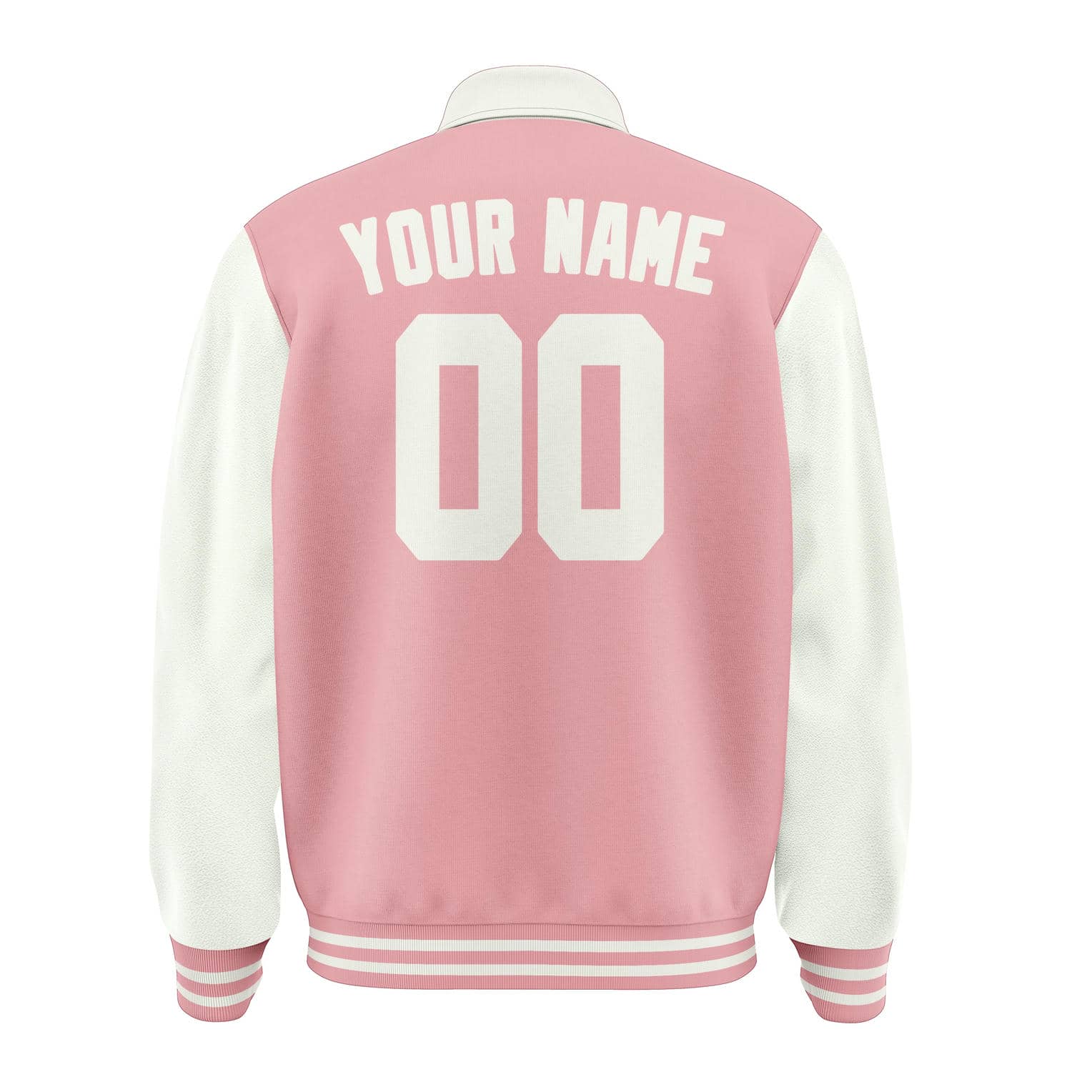 Maßgeschneidertes Rosa Weiß Jacke