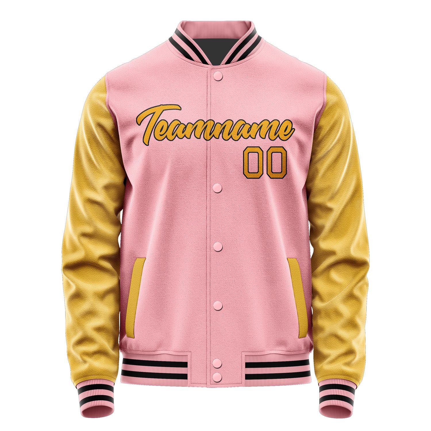 Maßgeschneidertes Rosa Gelb Jacke Ja2121192117B21719