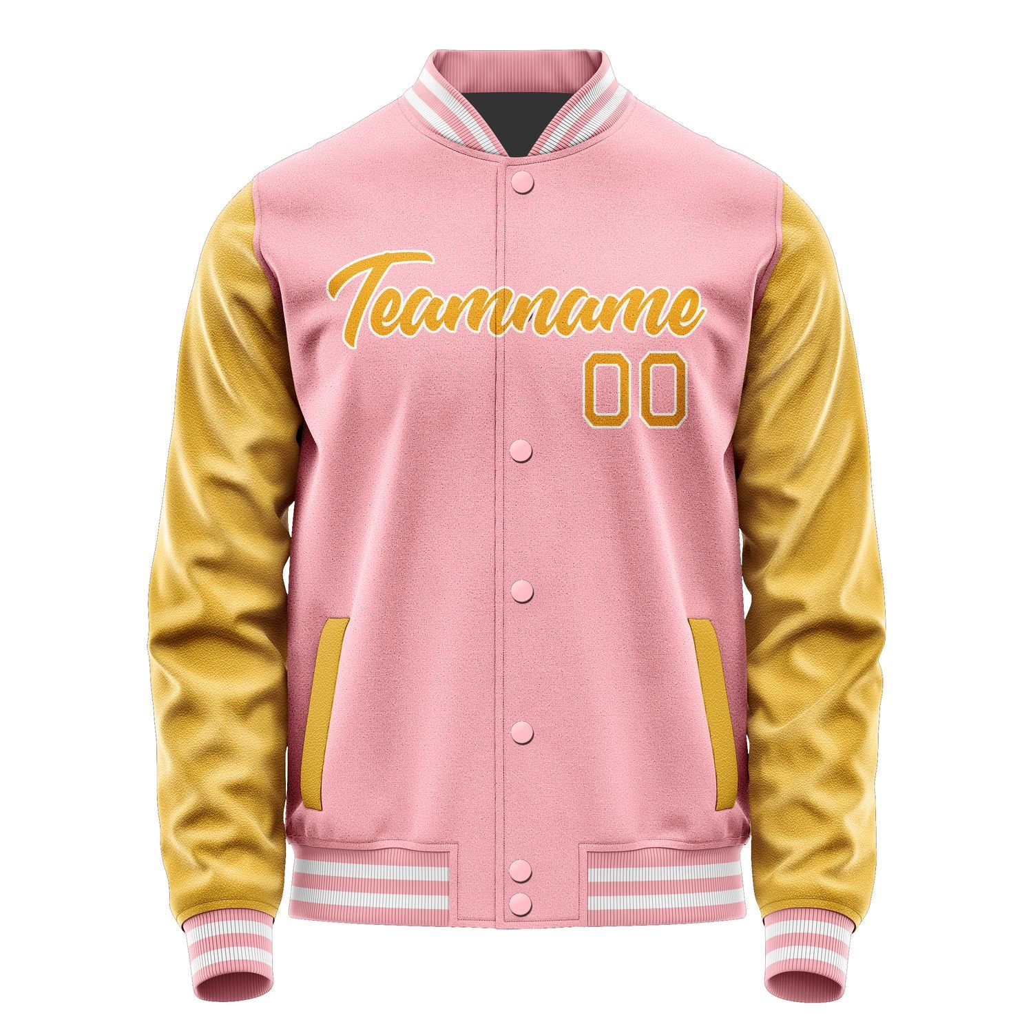 Maßgeschneidertes Rosa Gelb Jacke Ja2121192118B21819