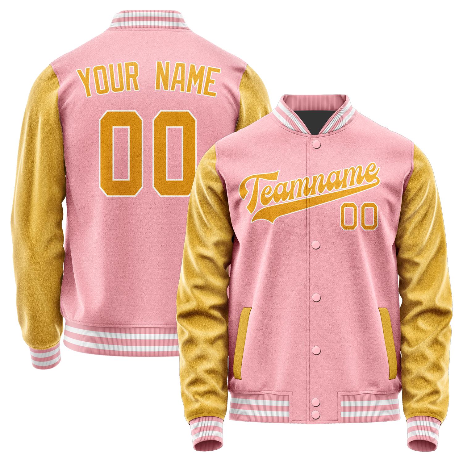 Maßgeschneidertes Rosa Gelb Jacke JA2121192118B31819