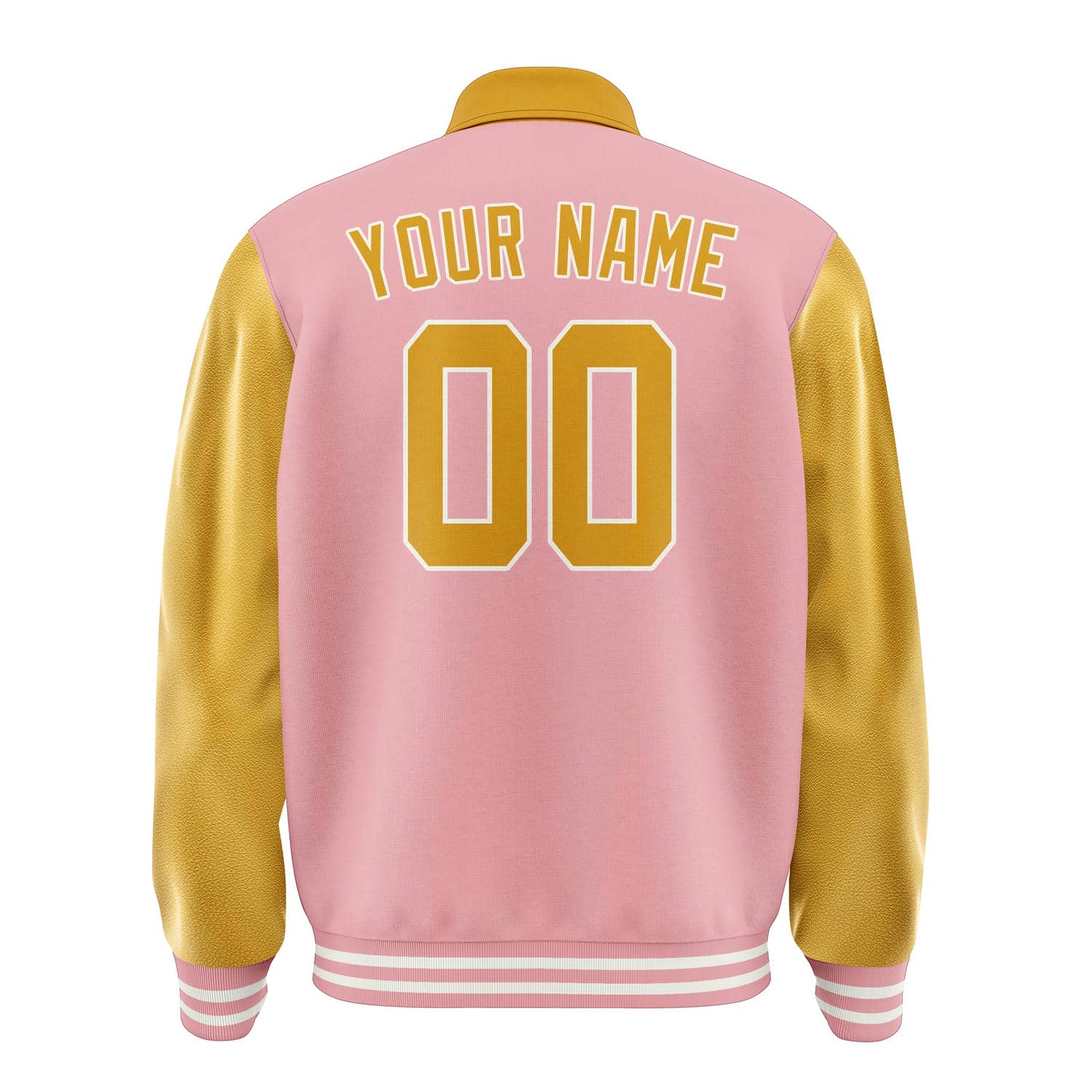 Maßgeschneidertes Rosa Gelb Jacke