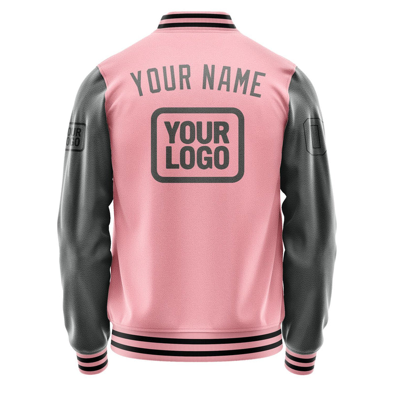 Maßgeschneidertes Rosa Dunkelgrau Jacke JA212120211717202017