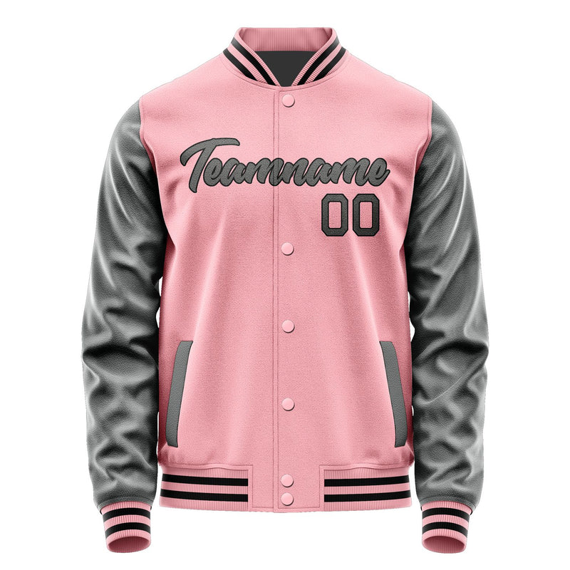 Maßgeschneidertes Rosa Dunkelgrau Jacke Ja2121202117B21720