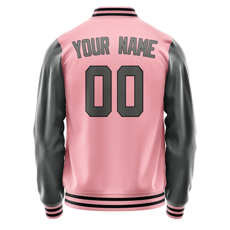 Maßgeschneidertes Rosa Dunkelgrau Jacke JA2121202117B31720