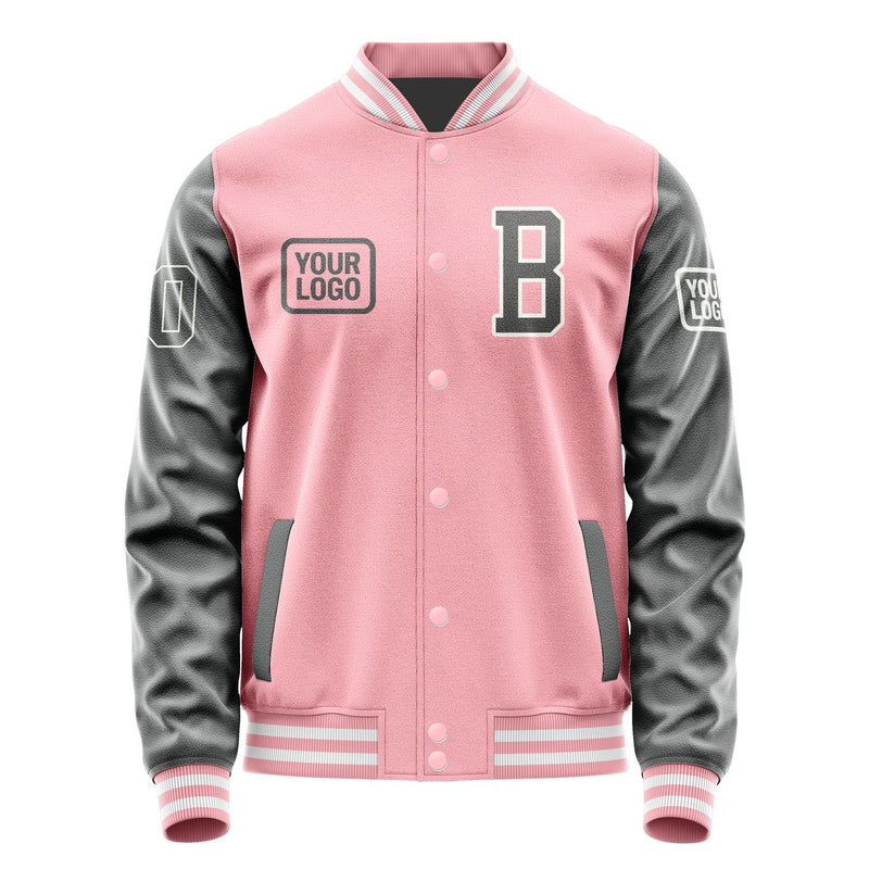 Maßgeschneidertes Rosa Dunkelgrau Jacke JA212120211818202018
