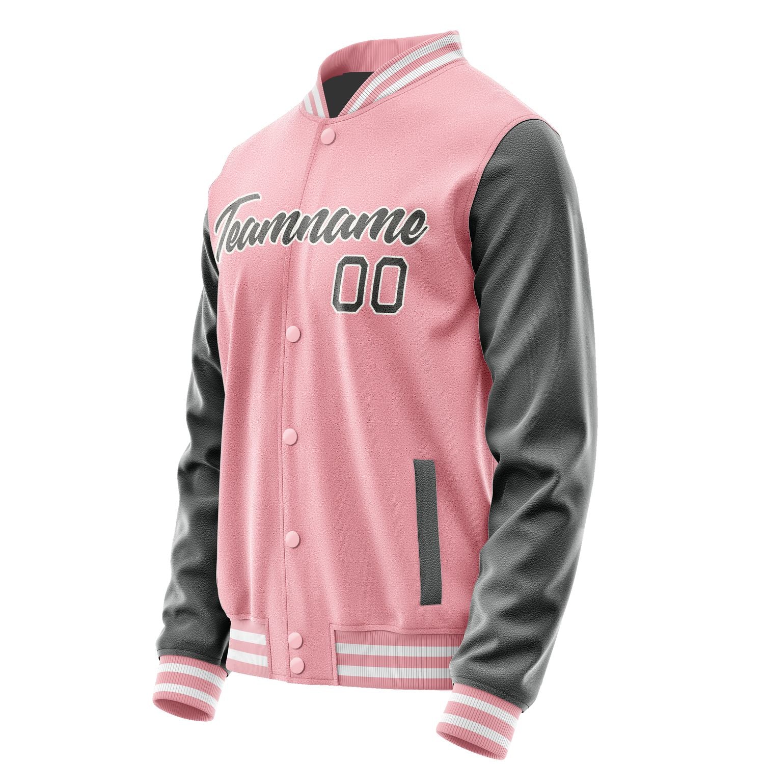 Maßgeschneidertes Rosa Dunkelgrau Jacke Ja2121202118B21820