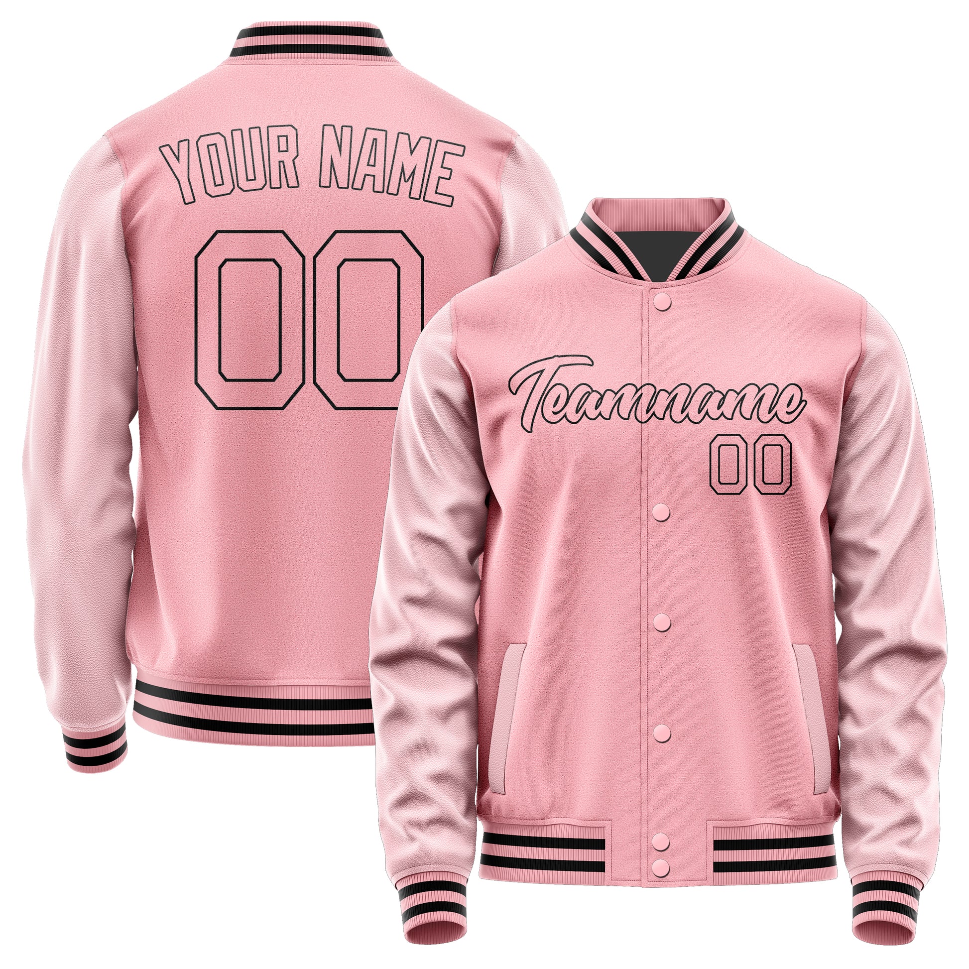 Maßgeschneidertes Rosa Rosa Jacke Ja2121212117B21721