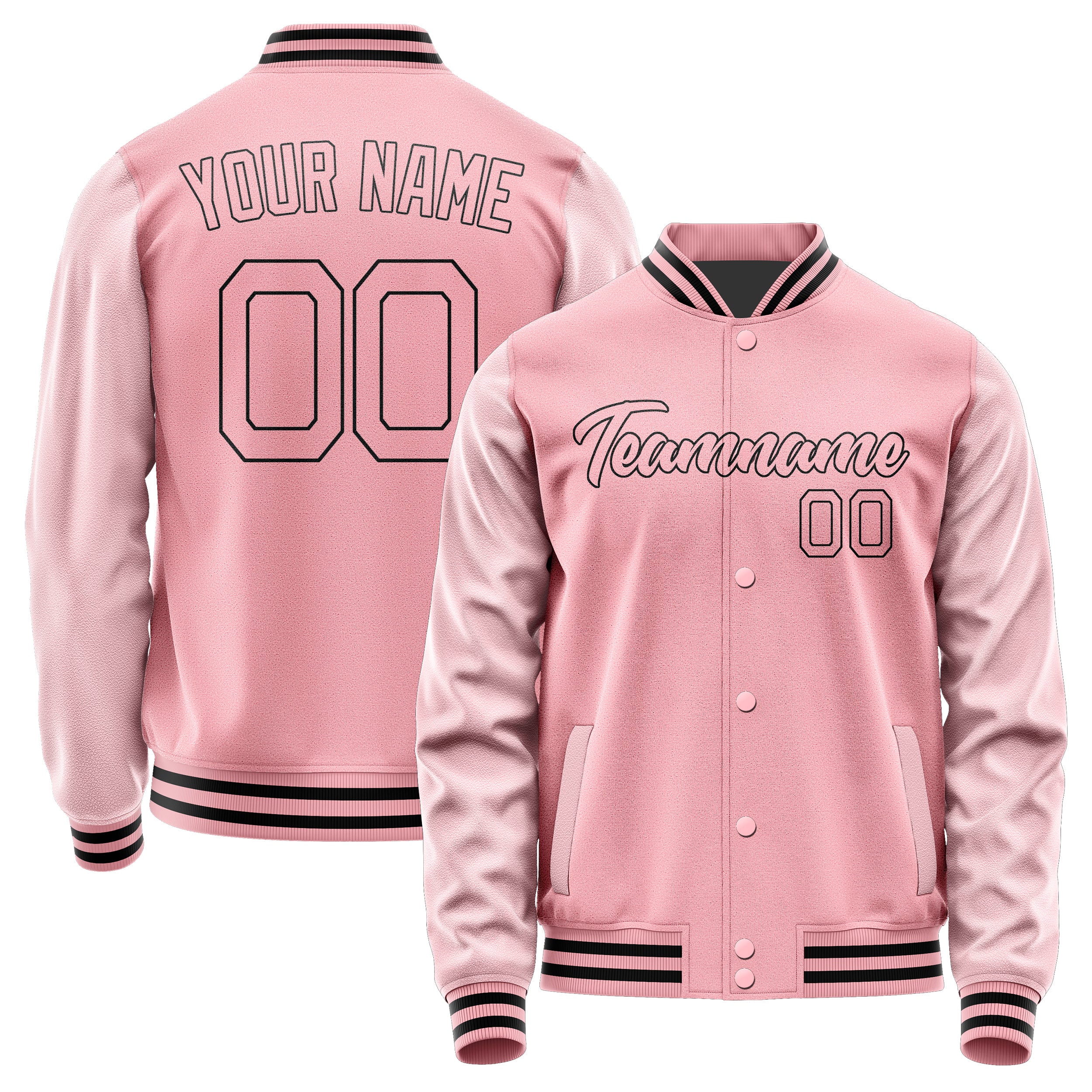 Maßgeschneidertes Rosa Rosa Jacke Ja2121212117B21721