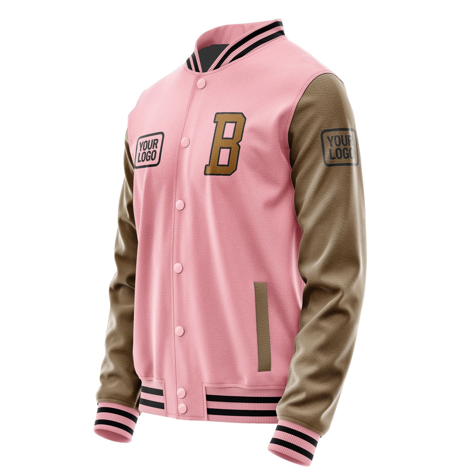 Maßgeschneidertes Rosa Khaki Jacke JA212122211717222217