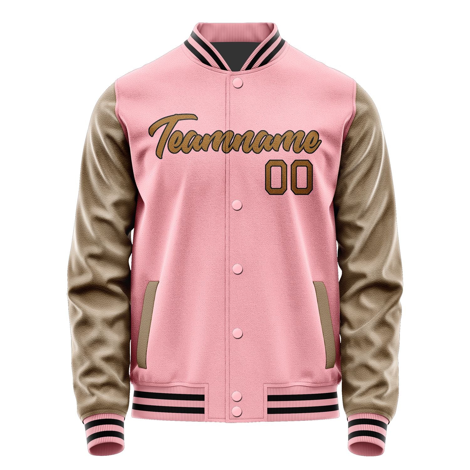 Maßgeschneidertes Rosa Khaki Jacke Ja2121222117B21722