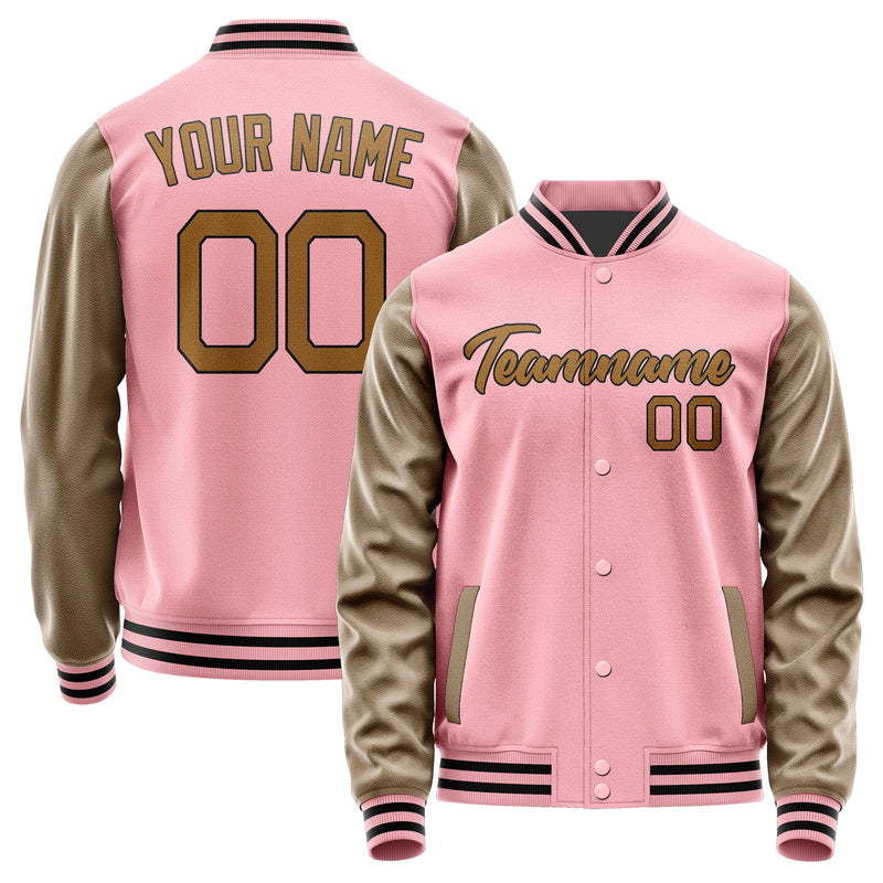 Maßgeschneidertes Rosa Khaki Jacke Ja2121222117B21722