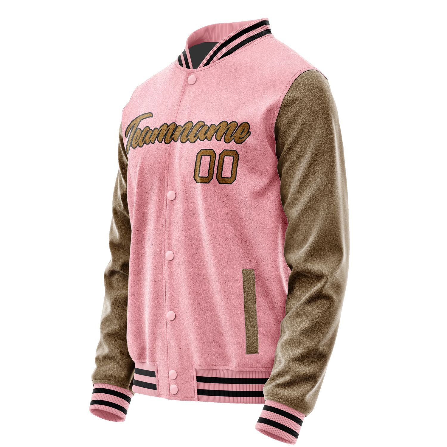 Maßgeschneidertes Rosa Khaki Jacke Ja2121222117B21722